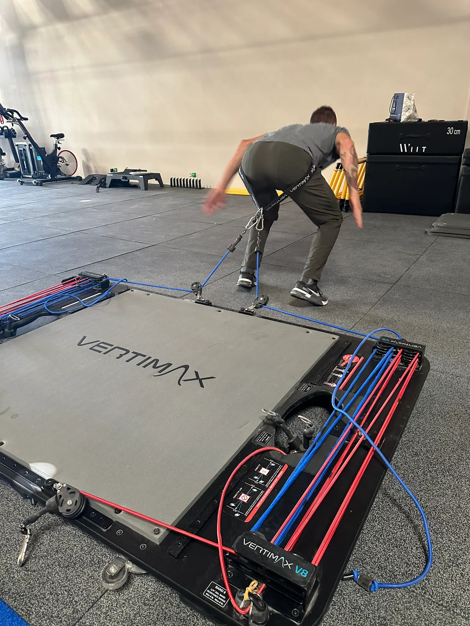 Préparation de sprint sur VertiMax